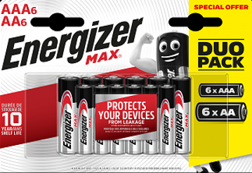 Energizer Max Bp12 6Aa+6Aaa