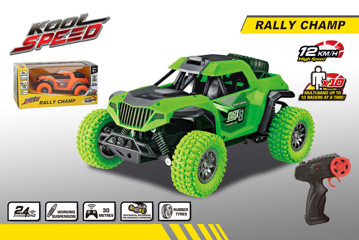 Macchina Telecomandata Rally Racer Scala 1:16 12Km/H Green