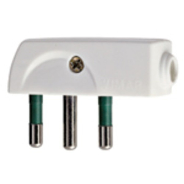 Spina 2P+T 16A SPA17 90 bianco