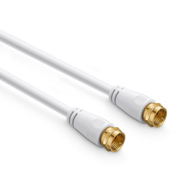 Cavo Satellitare 2.0 Mt F Male To F Male Bianco XDMB2011