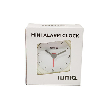 Mini Alarm Clock White