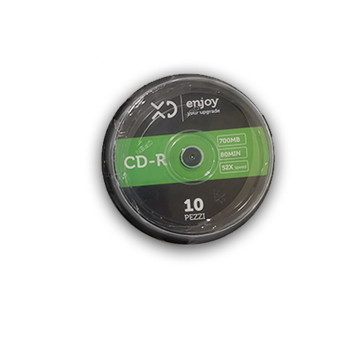 Cd-R Registrabili 80Min 700Mb 52X Campana 10 Pz