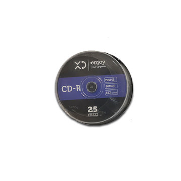 Cd-R Registrabili 80Min 700Mb 52X Campana 25 Pz