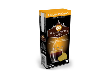10 Capsule gusto Leon D'oro compatibili con macchine da caffè Nespresso
