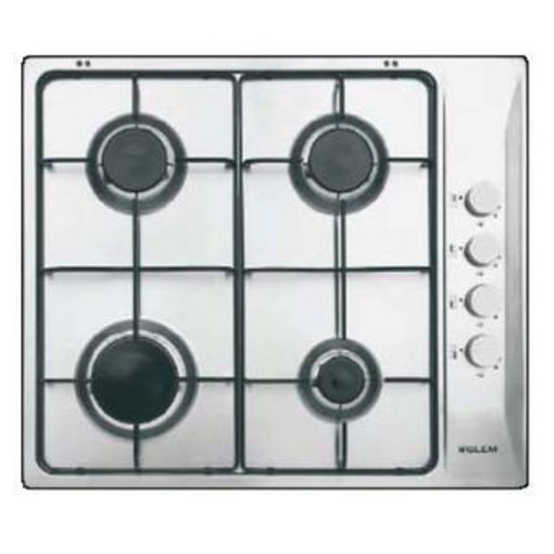 Glem Gas GTL64IX Acciaio inossidabile Da incasso 4 Fornello(i)