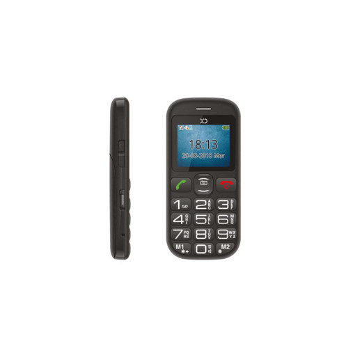 XD XDL1C cellulare 4,32 cm (1.7") 71,7 g Nero Telefono per anziani