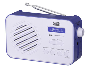 Radio Dab Plus Portatile Nera Display,Aux,20 Staz.Memo,Dab