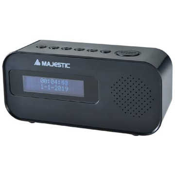 Radiosveglia Dab/Dab+ Aux Blk 2 Allarmi 3 Suonerie,Aux