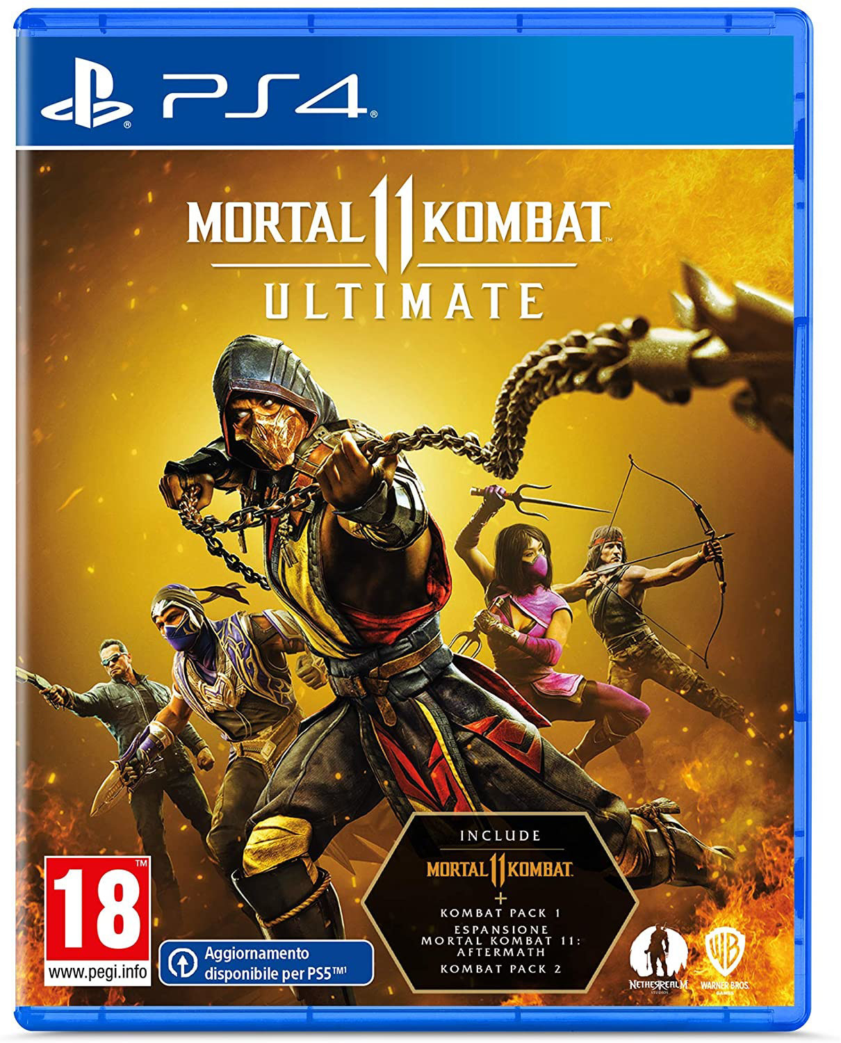 WARNER BROS GIOCO PS4 MORTAL KOMBAT 11 ULTIMATE