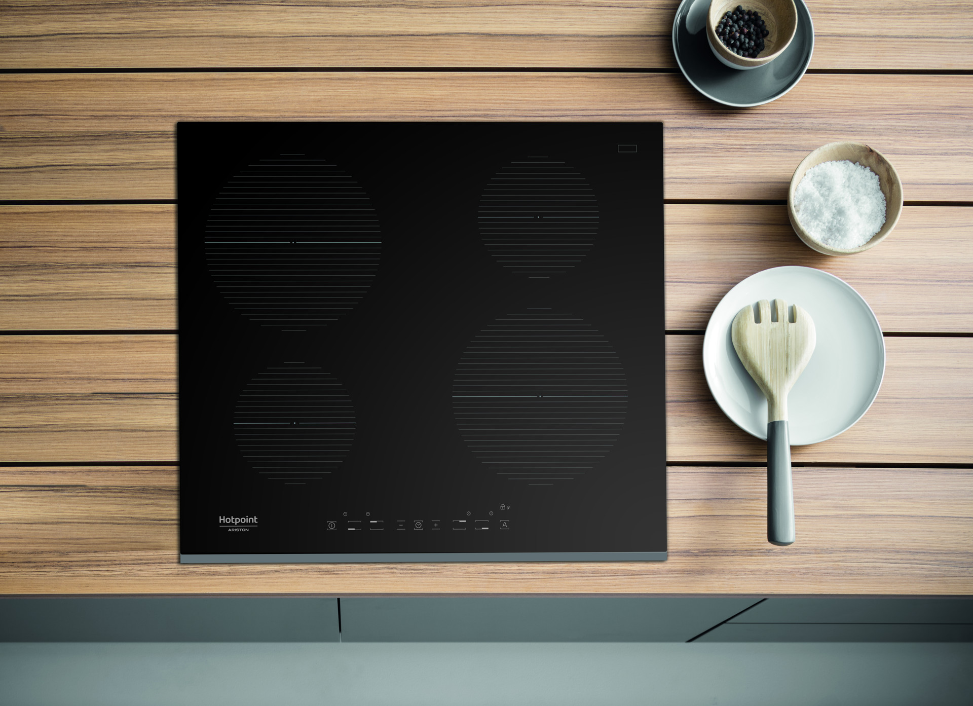 Hotpoint IKIA 640 F piano cottura Nero Da incasso 58 cm A indu