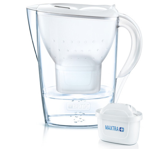 Brita 1039164 Filtraggio acqua Caraffa filtrante 2,4 L Trasparente, Bianco