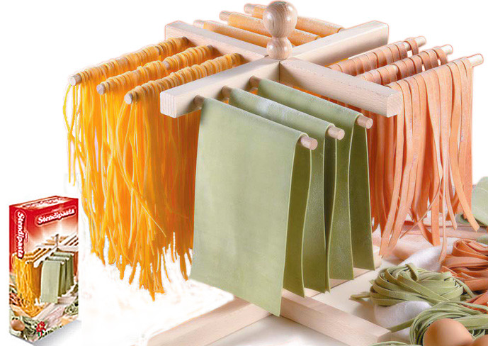 IMPERIA STENDIPASTA accessorio per la macchina per la pasta e ravioli Legno  Griglia per essiccare la pasta, Macchine per pasta in Offerta su Stay On