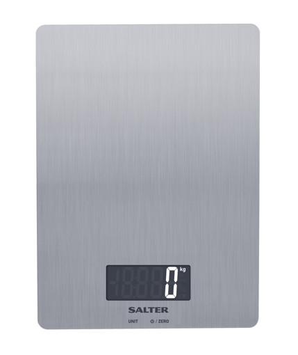 Salter 1103 SSDR Acciaio Superficie piana Quadrato Bilancia da cucina elettronica