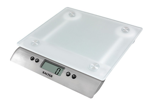 Salter 1242WHDR bilancia da cucina Bianco Superficie piana Rettangolo Bilancia da cucina elettronica
