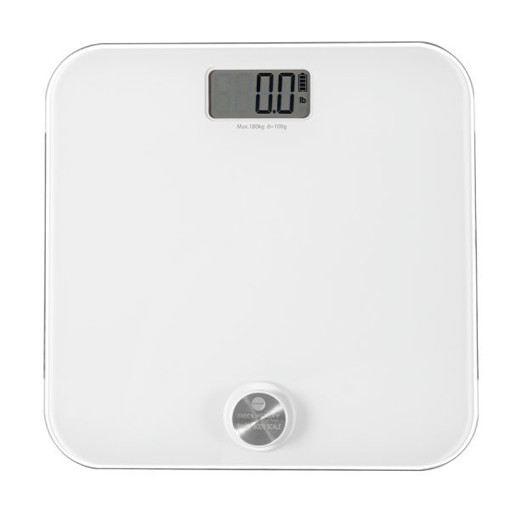 Macom Smart Body Scale Bilancia pesapersone elettronica con funzionamento senza batterie Quadrato Bianco