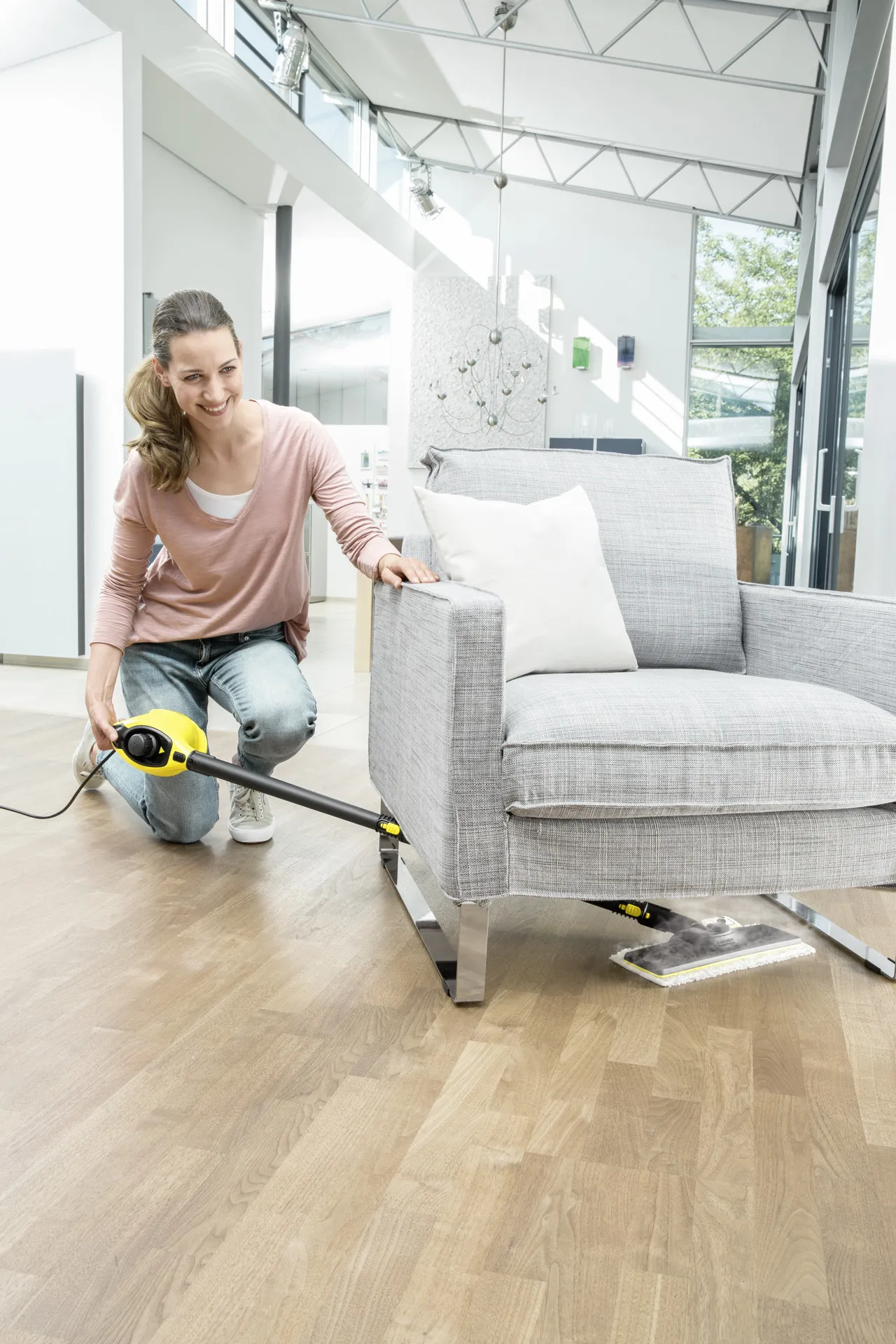 6 Panni In Microfibra Per Pulitore A Vapore – Compatibili Con Kärcher SC 1, 2, 3, 4, 5 (per Ugello Manuale), Lavabili, Bianchi