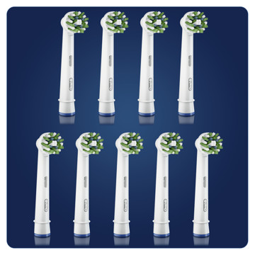 Ricambio spazzolino elettrico 9 refills crossaction