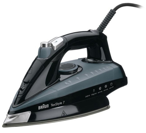 Braun TexStyle 7 TS745A Ferro a vapore Eloxal 2400 W Nero, Grigio