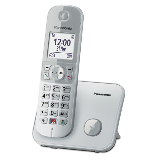 Panasonic KX-TG6851JTS telefono Telefono DECT Identificatore di chiamata Argento
