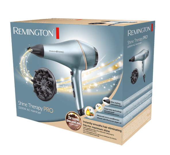 REMINGTON AC9300 2200 W Blu, Asciugacapelli in Offerta su Stay On