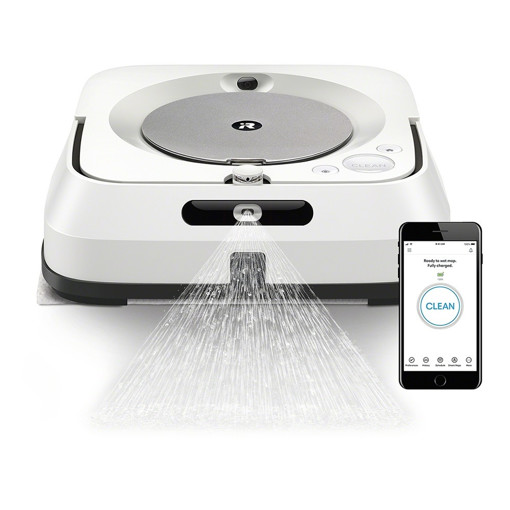 iRobot Braava Jet m6 aspirapolvere robot Combi Bianco