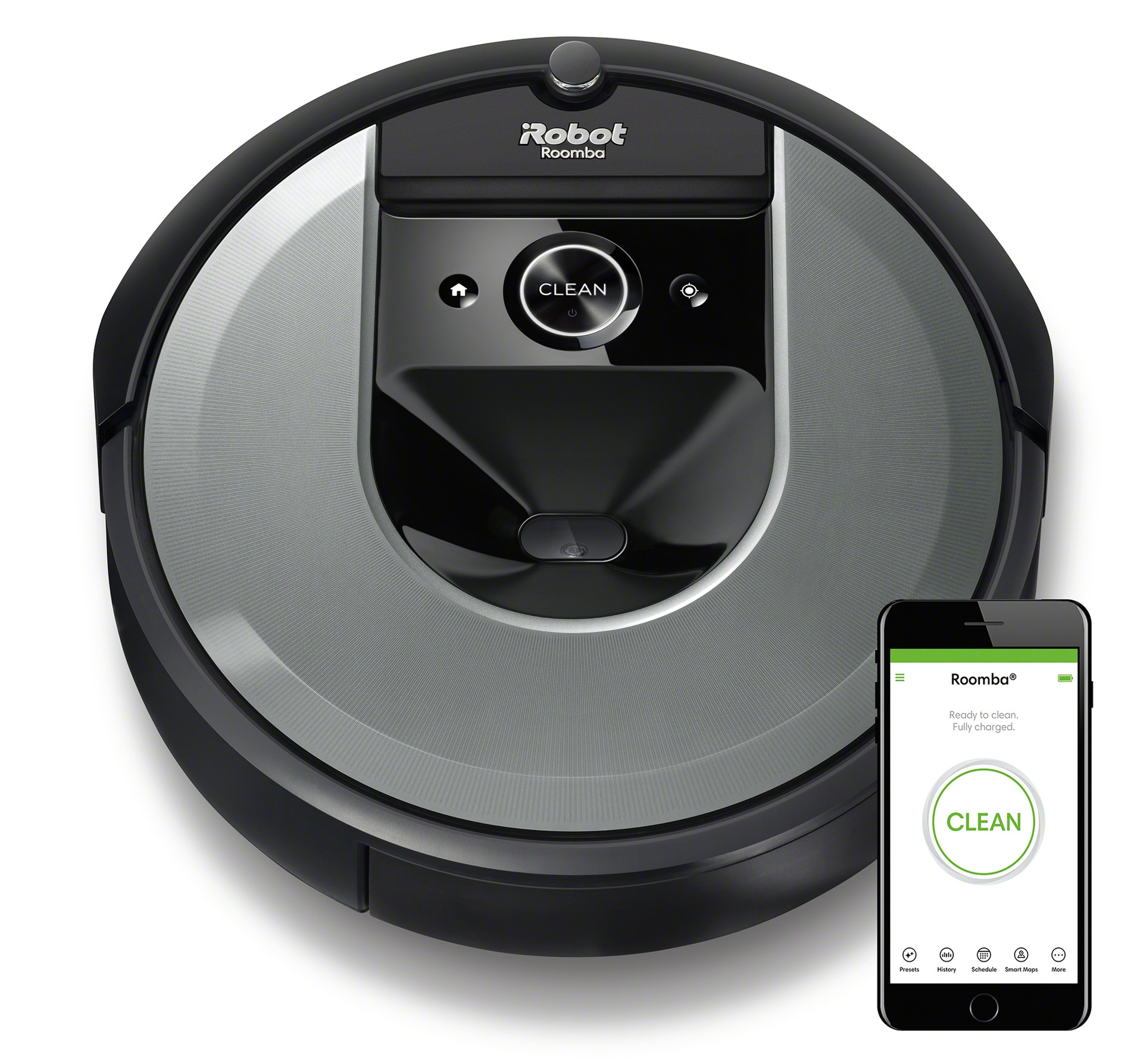 IROBOT Roomba i7 aspirapolvere robot 0,4 L Senza sacchetto Nero, Robot  aspirapolvere in Offerta su Stay On