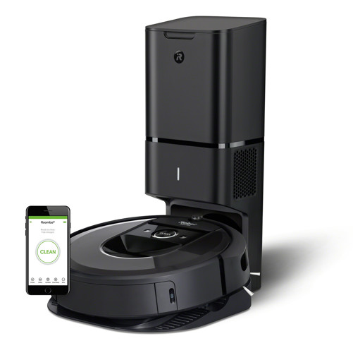 iRobot Roomba i7+ aspirapolvere robot 0,4 L Senza sacchetto Nero