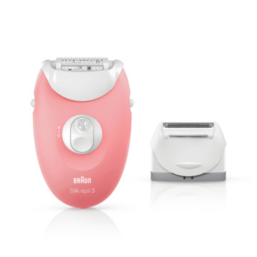 Epilatore Silk Epil Rete 20 Pinzette Rasoio Rosa