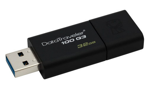 Kingston Technology DataTraveler 100 G3 unità flash USB 32 GB USB tipo A 3.2 Gen 1 (3.1 Gen 1) Nero