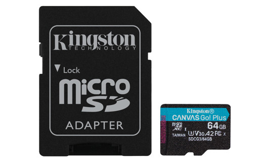 Kingston Technology Canvas Go! Plus memoria flash 64 GB MicroSD UHS-I Classe 10