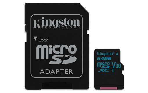 Kingston Technology Canvas Go! memoria flash 64 GB MicroSDXC UHS-I Classe 10