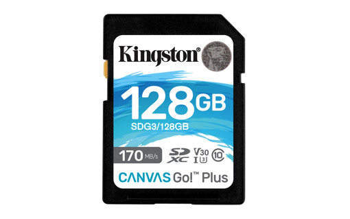 Kingston Technology Canvas Go! Plus memoria flash 128 GB SD UHS-I Classe 10