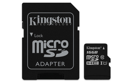 Kingston Technology Canvas Select memoria flash 16 GB MicroSDHC UHS-I Classe 10