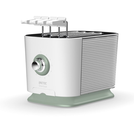 Imetec GranToast 2 fetta/e 600 W Verde, Bianco