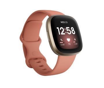 Fitbit versa 3 rosa/oro hr,imper,notifiche,gps,musica