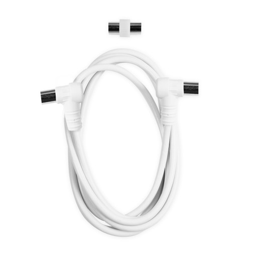 Ekon ECAN1890MFW cavo coassiale 1,8 m 9.5 mm Bianco