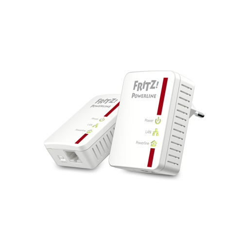 AVM FRITZ!Powerline 510E Set International 500 Mbit/s Collegamento ethernet LAN Bianco 2 pezzo(i)