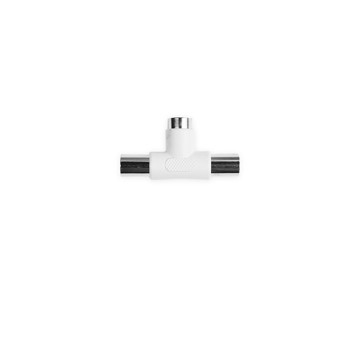 Splitter coassiale antenna 2 x 9,5 mm maschio a 1 x 9,5 mm femmina