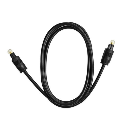 Ekon ECATOSL10K cavo a fibre ottiche 1 m TOSLINK Nero