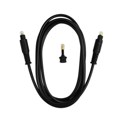 Ekon ECATOSL18AD cavo a fibre ottiche 1,8 m TOSLINK Nero