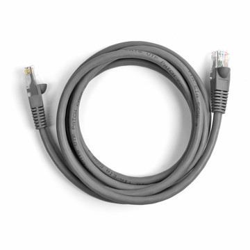 Cavo di rete per PC UTP cat 6 colore grigio, conne ttori RJ45, lunghezza cavo 1.8 m