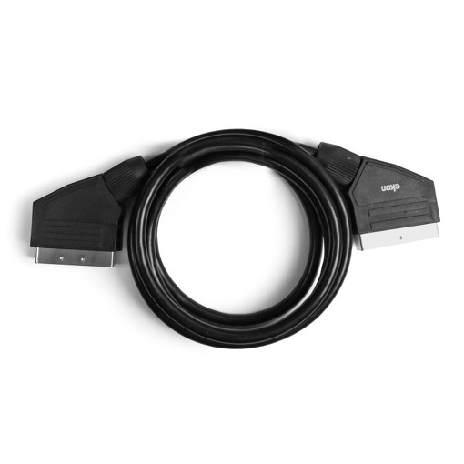 Ekon ECVXSCAR15MMK Cavo SCART 1,5 m SCART (21-pin) Nero