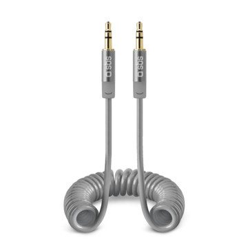 Cavo stereo jack 3.5mm colore grigio