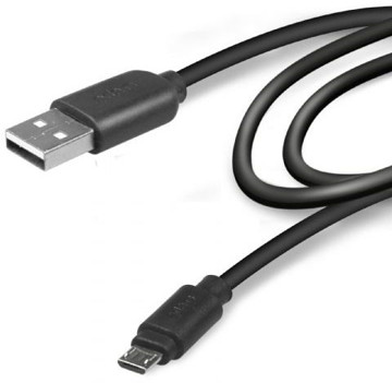 Cavo dati USB 2.0 a MICRO USB, lunghezza 3,0 mt, colore nero