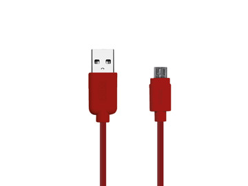 Cavo dati USB 2.0 a MICRO USB, lunghezza 1,0 mt, colore rosso