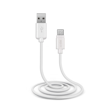 Cavo dati USB 2.0 a MICRO USB, lunghezza 1,0 mt, colore bianco