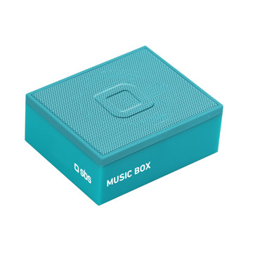 Speaker bluetooth 3W, porta micro USB per la ricarica ed entrata AUX, BT 4.2, colore azzurro