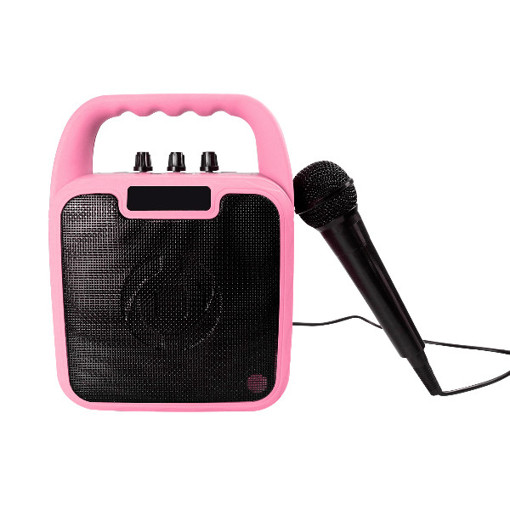 Celly WL SPEAKER + MIC + STICKER PK Altoparlante portatile mono Nero, Rosa 10 W