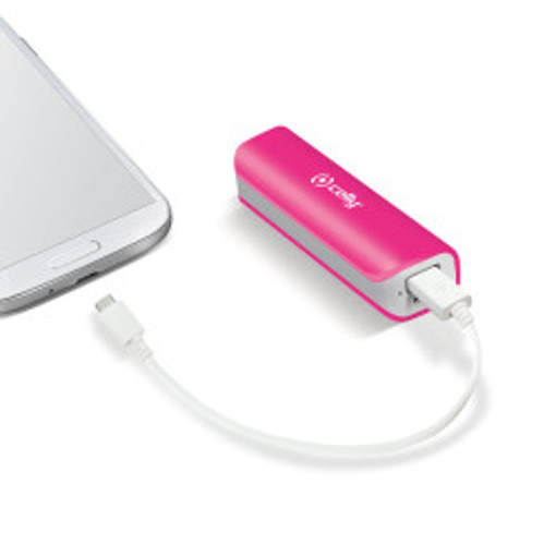 Celly Li-Ion 2600mAh batteria portatile Ioni di Litio Rosa