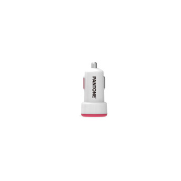 Pantone Car Charger Pink 2.1A